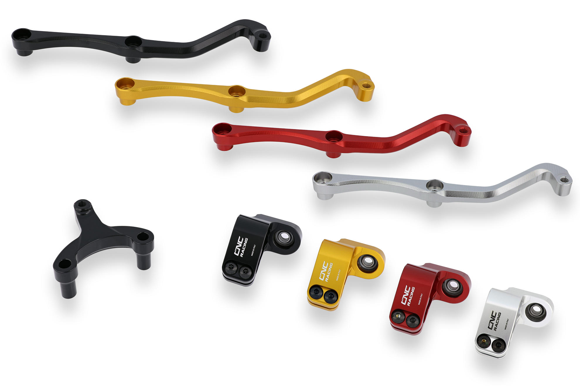 CNC Racing Steering Damper Mount kit for 2016+ MV Agusta Brutale 800 / RR - w/ CNC Racing Bar Clamps RM249 CNC Racing Steering Damper Mount kit for 2016+ MV Agusta Brutale 800 / RR - w/ CNC Racing Bar Clamps RM249